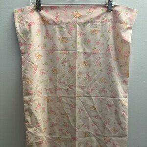Pacific Vintage 60s Pillowcase Muslin Pink Flower Cottagecore Shappy USA Single